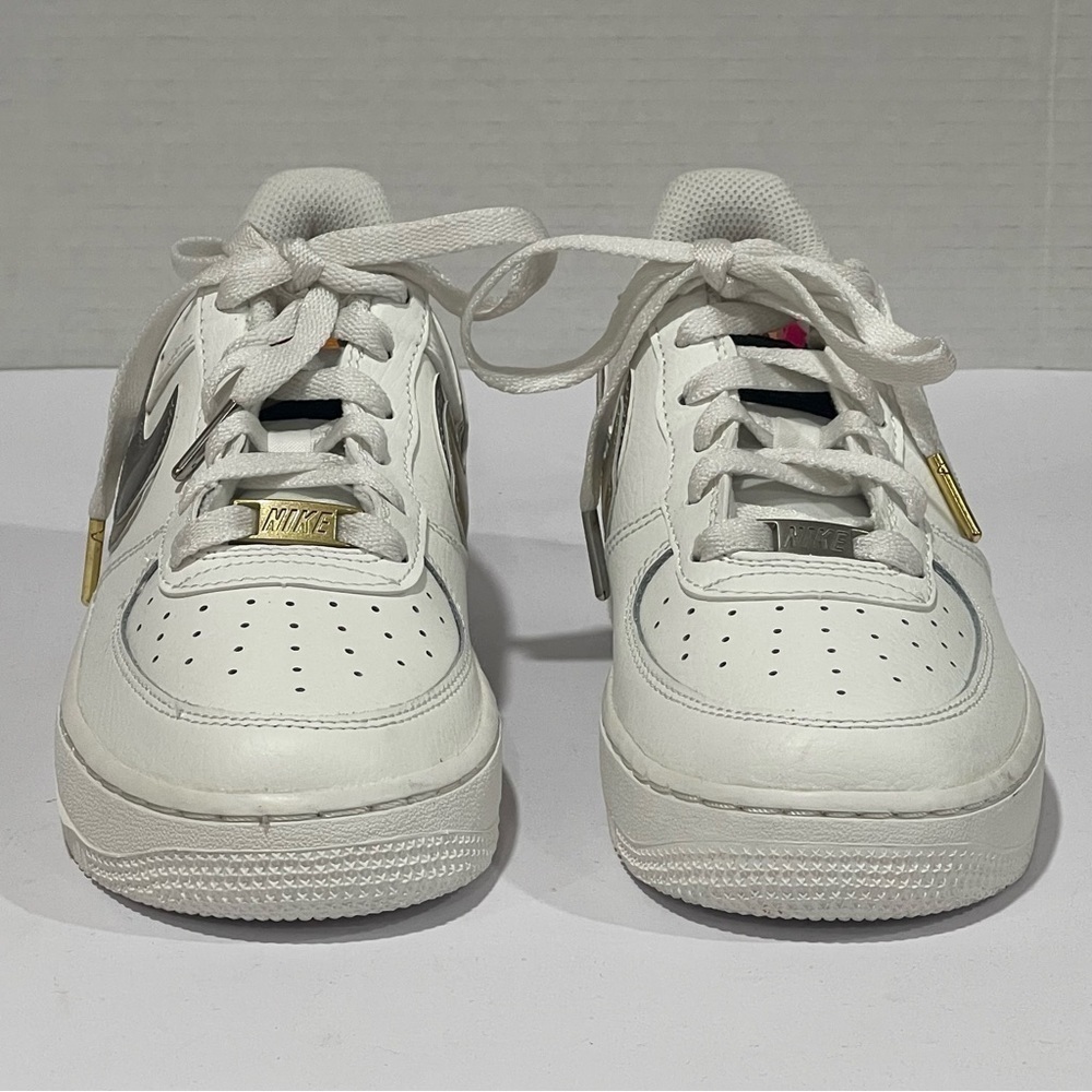 Nike Girls Air Force 1 LV8 Casual Shoes (DH9595-001) Youth - White Sz 6 - Picture 12 of 12